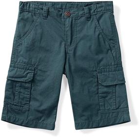 img 2 attached to 🩳 OCHENTA Boys' Casual Cargo Shorts with Multiple Pockets - Little Big Kids Military Army Bottoms