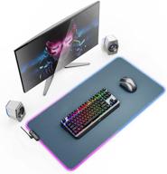 rgb игровой коврик для мыши ysagi компьютерные аксессуары и периферийные устройства. логотип