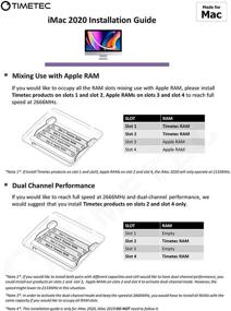 img 3 attached to Тайтл этого продукта на русском языке будет звучать так: "Набор Timetec 32GB (2x16GB) Apple DDR4 RAM 2666MHz / 2667MHz для среднего 2020 iMac (20,1/20,2) / среднего 2019 iMac (19,1) 27-дюймовый Ретина 5K, поздний 2018 Mac Mini (8,1) PC4-21333 / PC4-21300 MAC RAM