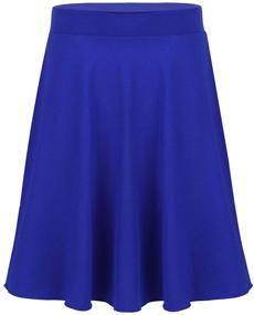 img 2 attached to 👗 Renvena Lightweight Stretchy Length Lyrical Girls' Clothing: Skirts & Skorts Selection