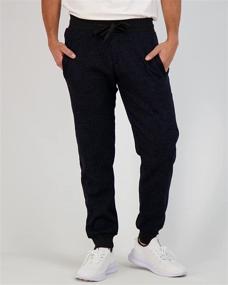 img 3 attached to 👖 Real Essentials Men's Tech Fleece Active Jogger Sweatpants with Pockets - Pack of 3