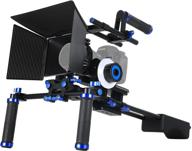 📷 premium sunsmart pro dslr rig video camera shoulder mount kit with follow focus, matte box, and more! logo