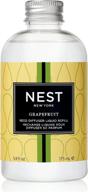 🍊 revitalize your space with nest fragrances grapefruit reed diffuser liquid refill логотип