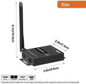 img 3 attached to J-Tech Digital Wireless HDMI Dongle Kit: 1080p 100' Range with IR Passthrough