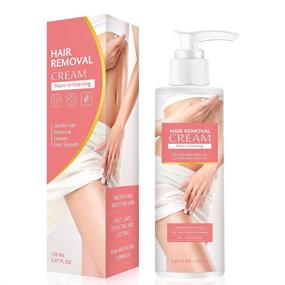 img 4 attached to Painless Flawless Hair Removal Cream - Skin-Friendly 💆 Depilatory Cream with Moisturizing Benefits for Both Women and Men