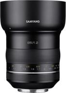 📷 samyang syxp85-c xp 85mm f/1.2 - high speed lens with ae chip for canon ef - black logo