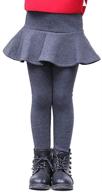 bogiwell autumn cotton stretch leggings: stylish girls' clothing essential logo