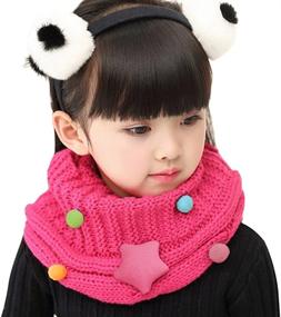 img 4 attached to IPENNY Toddler Infinity Thicken Neckerchief Boys' Accessories