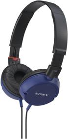 img 1 attached to Sony MDRZX100 Stereo Headphones Blue