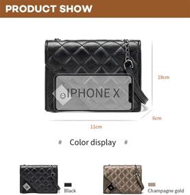 img 1 attached to 👜 Stylish Hanbella Mini Shoulder Handbags & Wallets for Fashionable Ladies, Girls, and Women