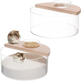 img 4 attached to Acrylic Assemble Hamster Container Chinchilla