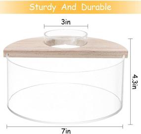 img 3 attached to Acrylic Assemble Hamster Container Chinchilla