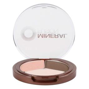 img 2 attached to Mineral Fusion Eye Shadow Trio in Rose Gold: Luxurious 0.1 Ounce Palette