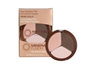 mineral fusion eye shadow trio in rose gold: luxurious 0.1 ounce palette logo