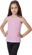 certified organic cotton tank tops for girls, sleeveless ribbed tees by caomp logo