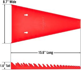 img 1 attached to 🔧 Ernst Manufacturing 5063 Стандартный органайзер для гаечных ключей - Красный - Организация до 19 инструментов