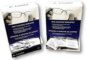 img 2 attached to 👓 Leader Anti-Fog Lens Cleaning Towelettes - 2 Dispensers, 200 Wipes Total