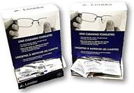 👓 leader anti-fog lens cleaning towelettes - 2 dispensers, 200 wipes total logo