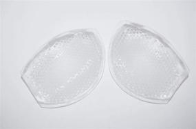 img 2 attached to 👙 Enhance Appearance with Uniquely Thickening Silicone Breast Enhancers: Breathable Perforated Bra Insert Pad Swimwear Push-up Booster Pads