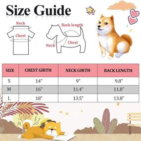 img 3 attached to 🐾 Stylish and Comfy Printed Pet Shirts: 9-Piece Set for Small to Medium Dogs and Cats