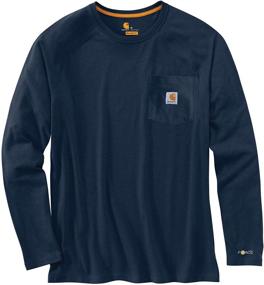 img 1 attached to Carhartt Cotton Sleeve T Shirt Heather