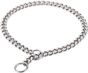 img 4 attached to SGODA Choke Collar for Dog Training with SUS304 Chain