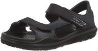 crocs unisex swiftwater expedition sandal boys' shoes ~ sandals logo