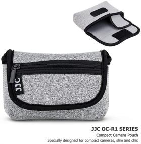 img 2 attached to 📷 JJC Neoprene Compact Camera Case: Ultimate Travel Pouch for Sony ZV-1 RX100 Series, Nikon Coolpix, and Ricoh GR Models