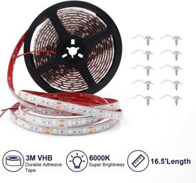 img 2 attached to 🚣 Enhance Night Fishing Experience with OBCURSCO Pontoon LED Light Strip – Waterproof Marine LED Light for Boat Interior and Deck