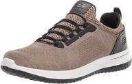 skechers mens delson brewton sneaker medium logo