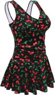 aontus floral shaping dresses swimsuit logo