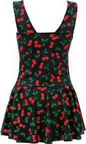 img 3 attached to AONTUS Floral Shaping Dresses Swimsuit