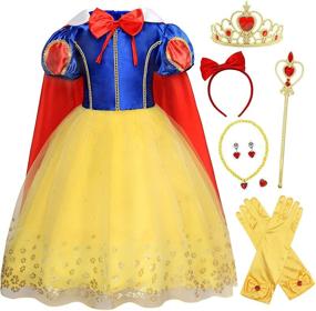 img 4 attached to 👑 Cotrio Halloween Princess Headband Necklace