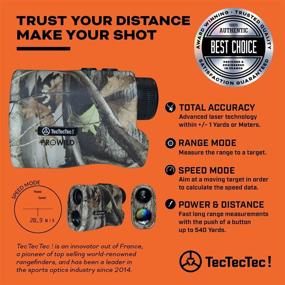 img 3 attached to 🦌 TecTecTec ProWild Hunting Rangefinder: Laser Range Finder with Speed, Scan, and Normal Measurements for Effective Hunting