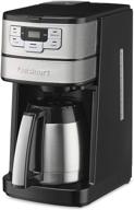 кофеварка cuisinart dgb-450 с функцией автоматического помола и заваривания, 10 чашек, с термосом: идеальное сочетание удобства и вкуса. логотип