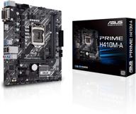 💻 asus prime h410m-a/csm lga1200 micro-atx коммерческая материнская плата: поддержка m.2, hdmi, d-sub, dvi, usb 3.2 gen 1, разъем com, разъем tpm, asus control center express. логотип