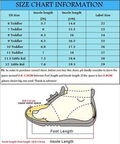 img 1 attached to Детские кроссовки на светодиодной подсветке: дышащие, с регулируемым ремешком, мигающие спортивные повседневные туфли для мальчиков и девочек (малыши/маленькие дети)