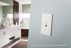 img 3 attached to 🔲 Franklin Brass Classic Architecture Double Switch Wall Plate with White Finish