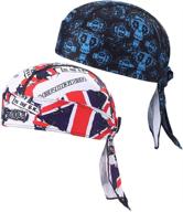 🧢 sweat-wicking skull cap beanie bandana helmet liner - outdoor running, adjustable, breathable & quick-drying by herobiker логотип