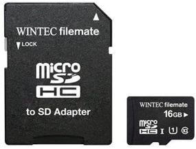 img 1 attached to Wintec Filemate MicroSDHC Adapter 3FMUSD16GU1PI R