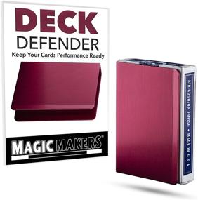 img 2 attached to 🔴 Ultimate Protection for Your Cards: Magic Makers Deck Defender Card Case - Ruby Red