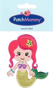 img 1 attached to 🧜 Mermaid Patch for Kids - PatchMommy | Iron On/Sew On | Appliques for Children