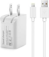 🔌 2in1 apple mfi certified 10ft lightning cable + dual port usb wall charger for iphone and ipad logo