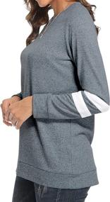 img 1 attached to Makamaka Sweaters Blouses Crewneck Sweatshirts Sports & Fitness