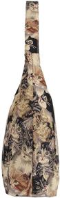 img 2 attached to Cat Design Signare Tapestry Hobo Shoulder Bag with Slough Purse for Women (HOBO - CAT)