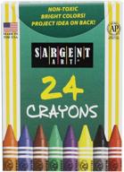 sargent art 22 0534 24 crayons tuck logo