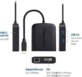 img 3 attached to 🔌 Cable Matters Multiport Adapter: Unlocking Industrial-Grade Electrical Connectivity with Ethernet Support