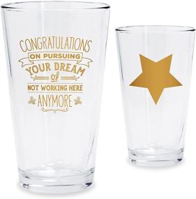 img 3 attached to 🍻 Funny Farewell Gift for Coworker Leaving - Celebrate Pursuing Your Dreams Away from Work - 16 oz Beer Pint Glass: BAD BANANAS