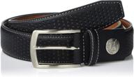 pebble beach mens belt black men's accessories logo