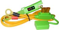 🔋 enhance battery performance: save a battery 2120-s 12 volt 2' smart battery terminal cable with led voltage meter logo